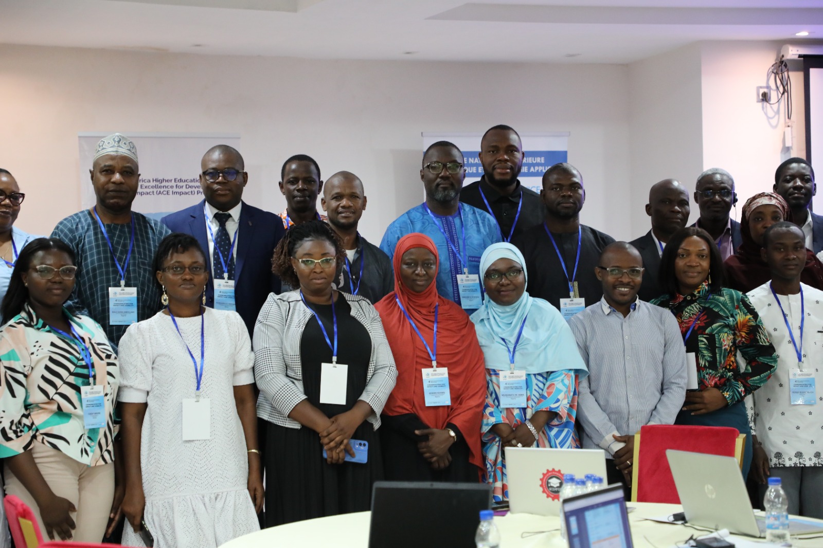 Participants in a group photograph